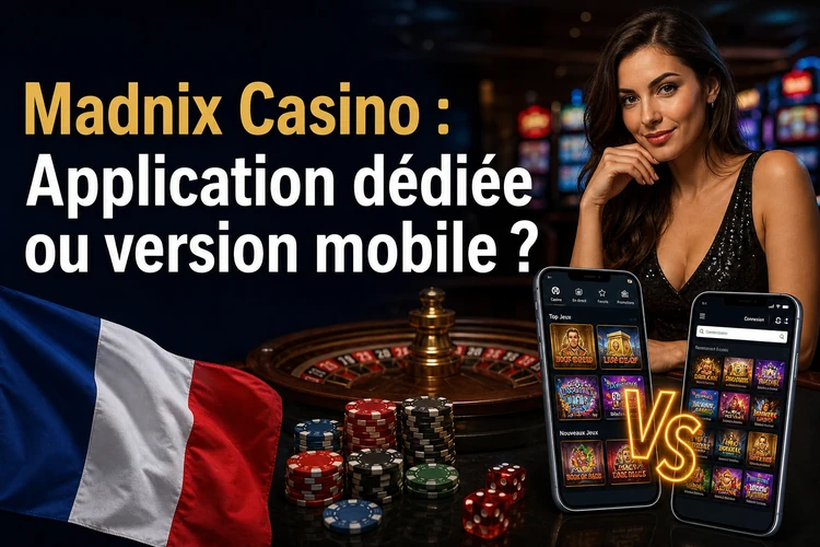 Madnix Casino : Application dédiée ou version mobile ?