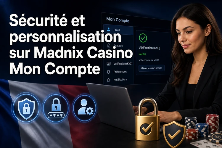 Sécurité et personnalisation sur Madnix Casino Mon Compte