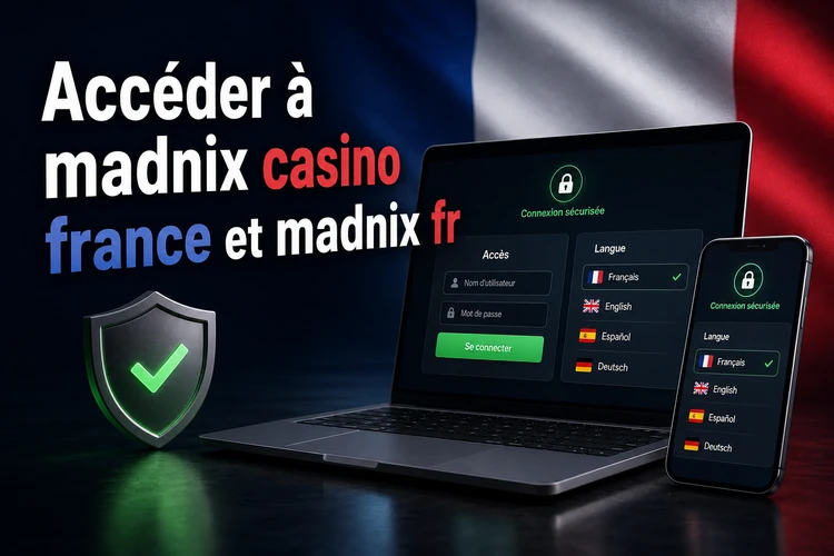 Accéder à madnix casino france et madnix fr